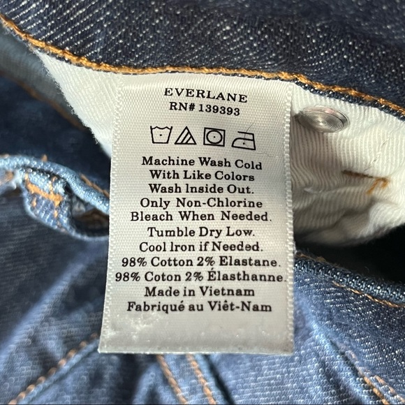 Everlane Indigo Straight Leg Jeans - Picture 6 of 6